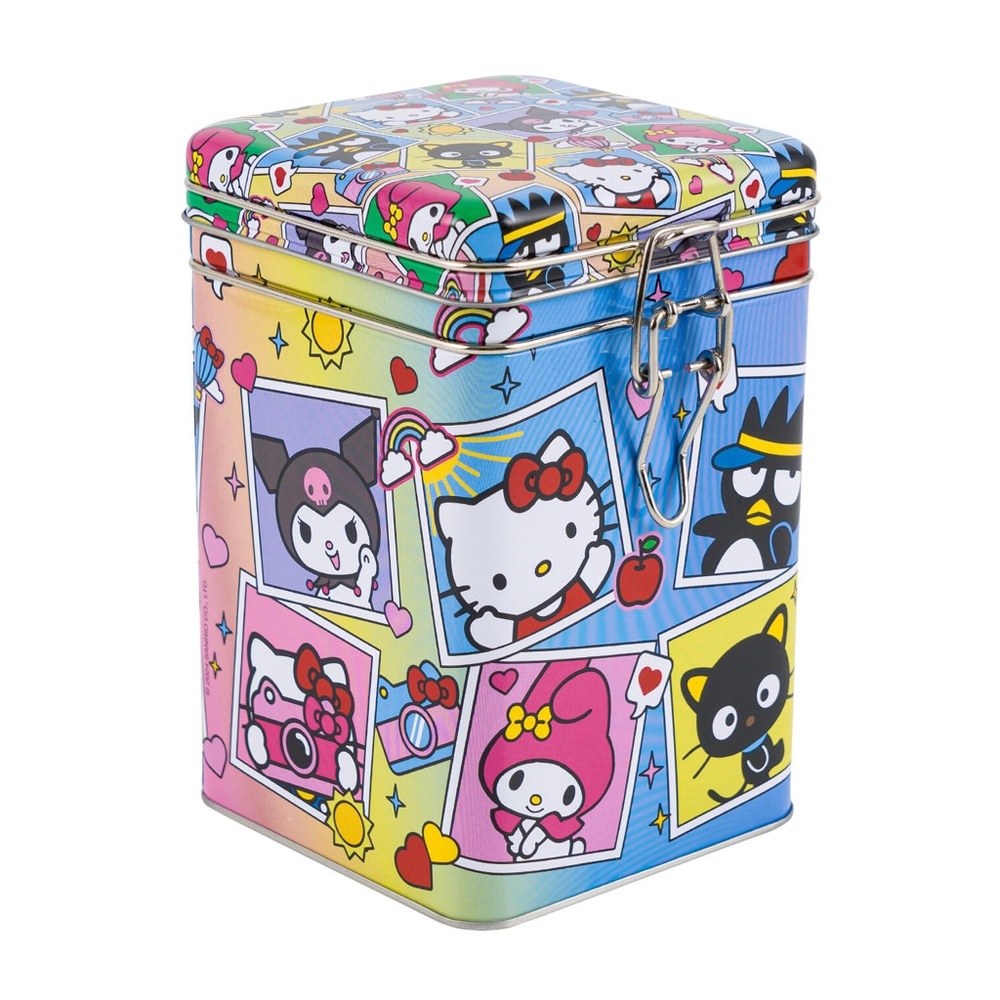 Hello Kitty and Friends Rainbow Rectangular Lock Top Canister